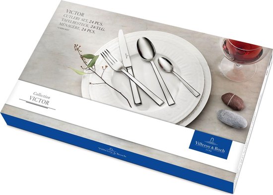 Villeroy & Boch Victor Bestekset - 24 delig - RVS