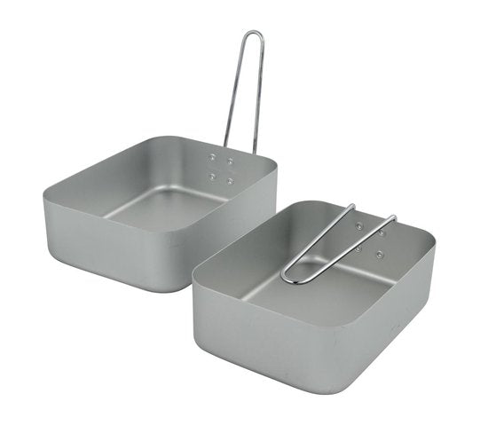 Bo-Trail Pannenset - Gamelle - 2-delig - Aluminium