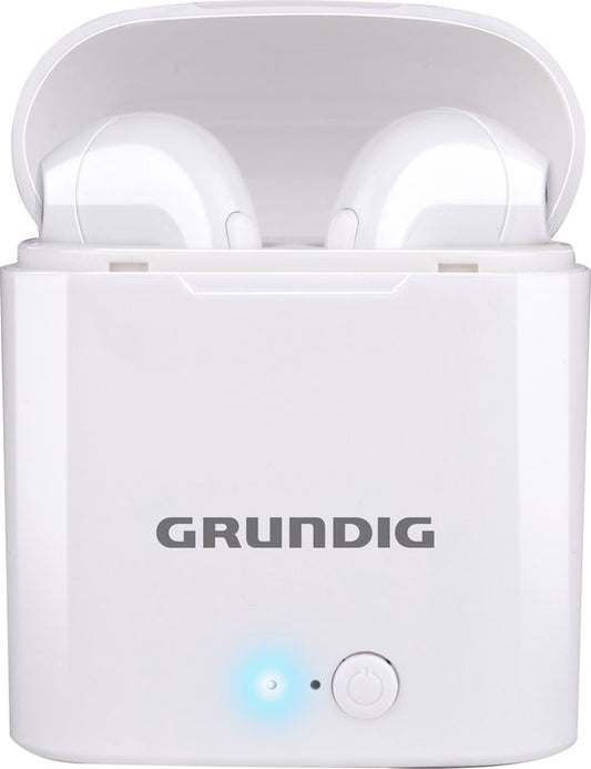 Grundig Draadloze Oordopjes - Bluetooth In Ear Oordopjes 400mAh - Oortjes Draadloos met 2 Uur Afspeeltijd - Earbuds voor Hands Free Bellen - Incl. Oplaadcase USB-C Oplaadkabel