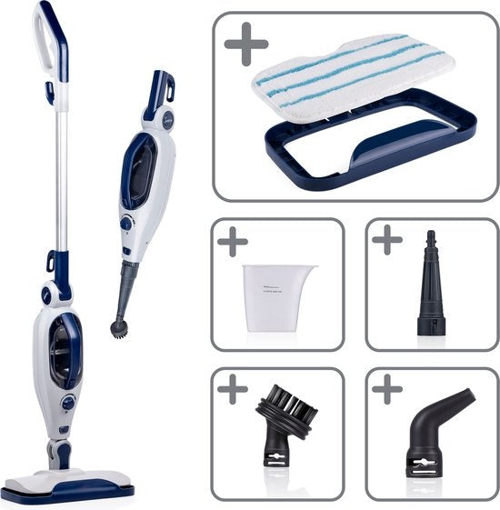 Dirt Devil Stoomreiniger DD7004 Wit-blauw