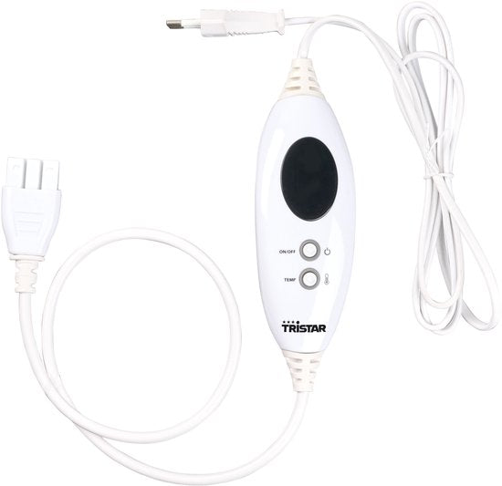 Tristar BW-4771 Elektrische Hand- en Voetwarmer – 6 Warmtestanden – Wasbaar – 42x32cm – Fleece – Automatische Uitschakeling - Grijs