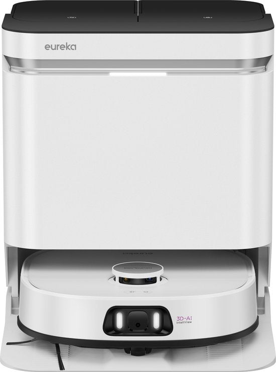 Eureka - J15 Pro Ultra white - Robotstofzuiger met dweilfunctie - zelfreinigend basisstation