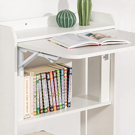 SoBuy Opvouwbaar Bureau - Max. 35 kg - 64 x 58 x 82 cm - Wit