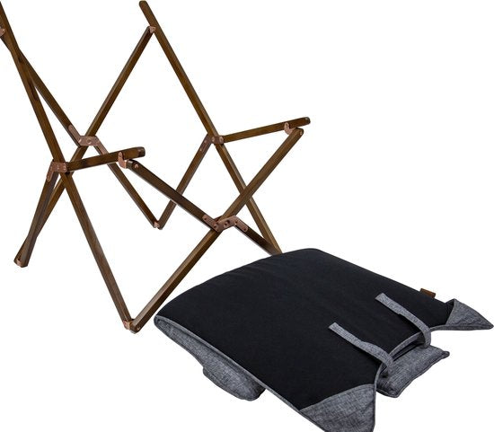 Bo-Camp - Urban Outdoor - Relaxstoel - Bloomsbury - M - Oxford polyester - Grijs
