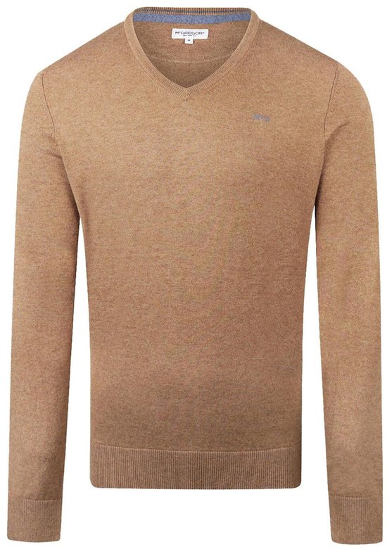 McGregor Trui V Neck SweaterWalnut Mannen - Maat 3XL