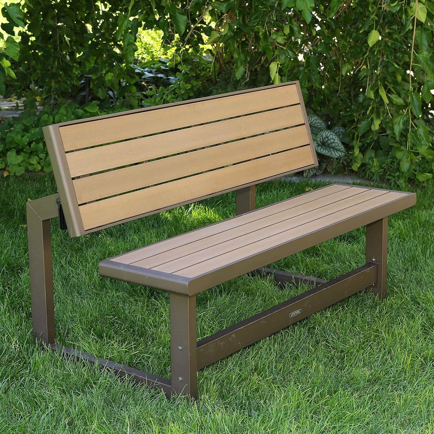 lifetime Converteerbare Tafelbank - 140 x 88 x 36 – Bruin