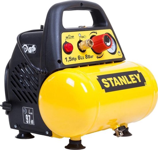 STANLEY Compressor DN200/8/6 – Exclusief 6-delige Accessoire set