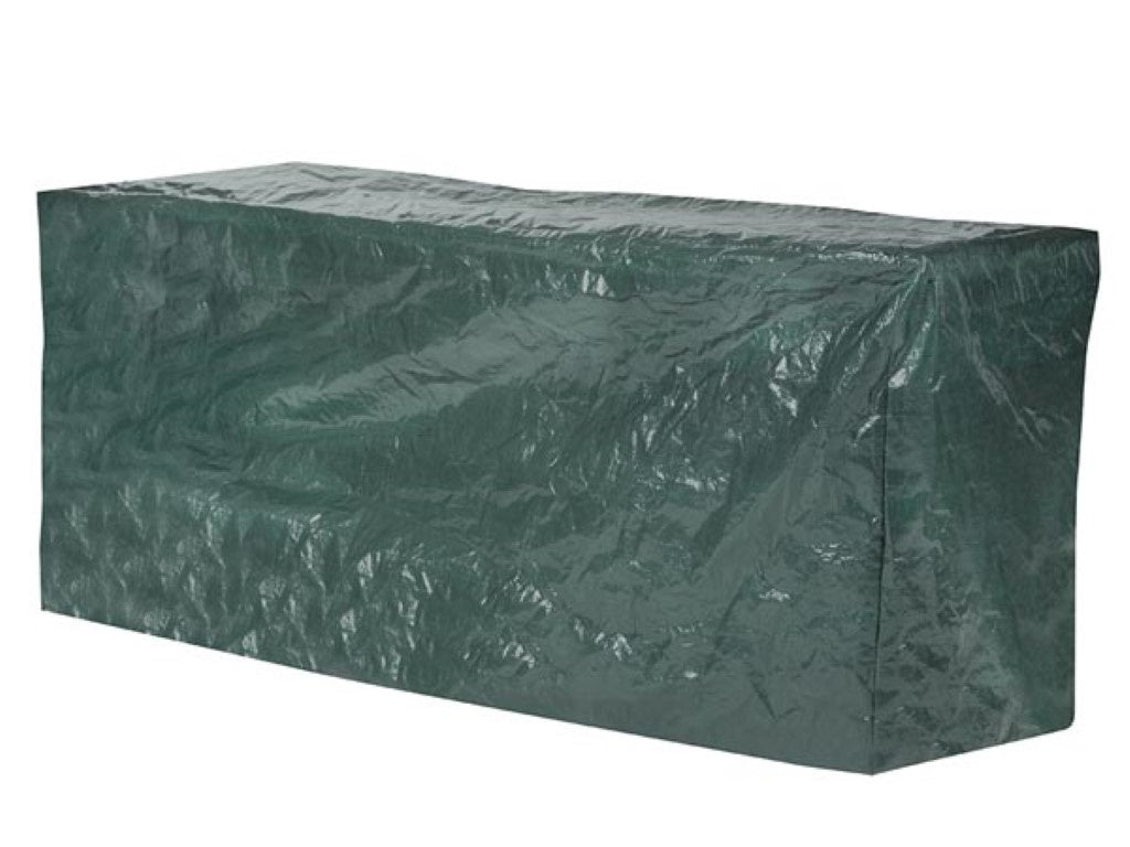 Toolland Beschermhoes voor barbecue, groen, rechthoekig, 165 cm x 90 cm x 63 cm