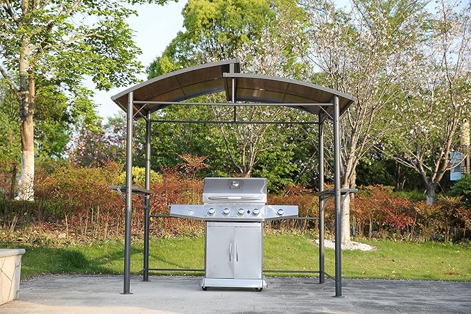 Angel Living Metalen overkapping - Tuinpaviljoen - Aluminium - 245 x 150 x 233 cm