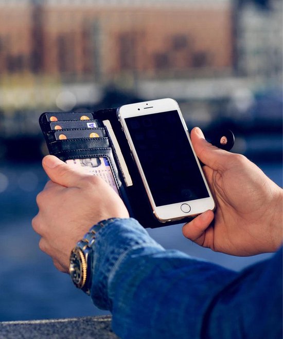 iDeal of Sweden iPhone XS Max Magnet Wallet+ Hoesje Zwart