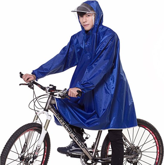Fuegobird - Poncho Regenponcho - Fiets Wandel Motor - Outdoor Poncho - Kwaliteit Poncho - One size - Unisex Sapphire