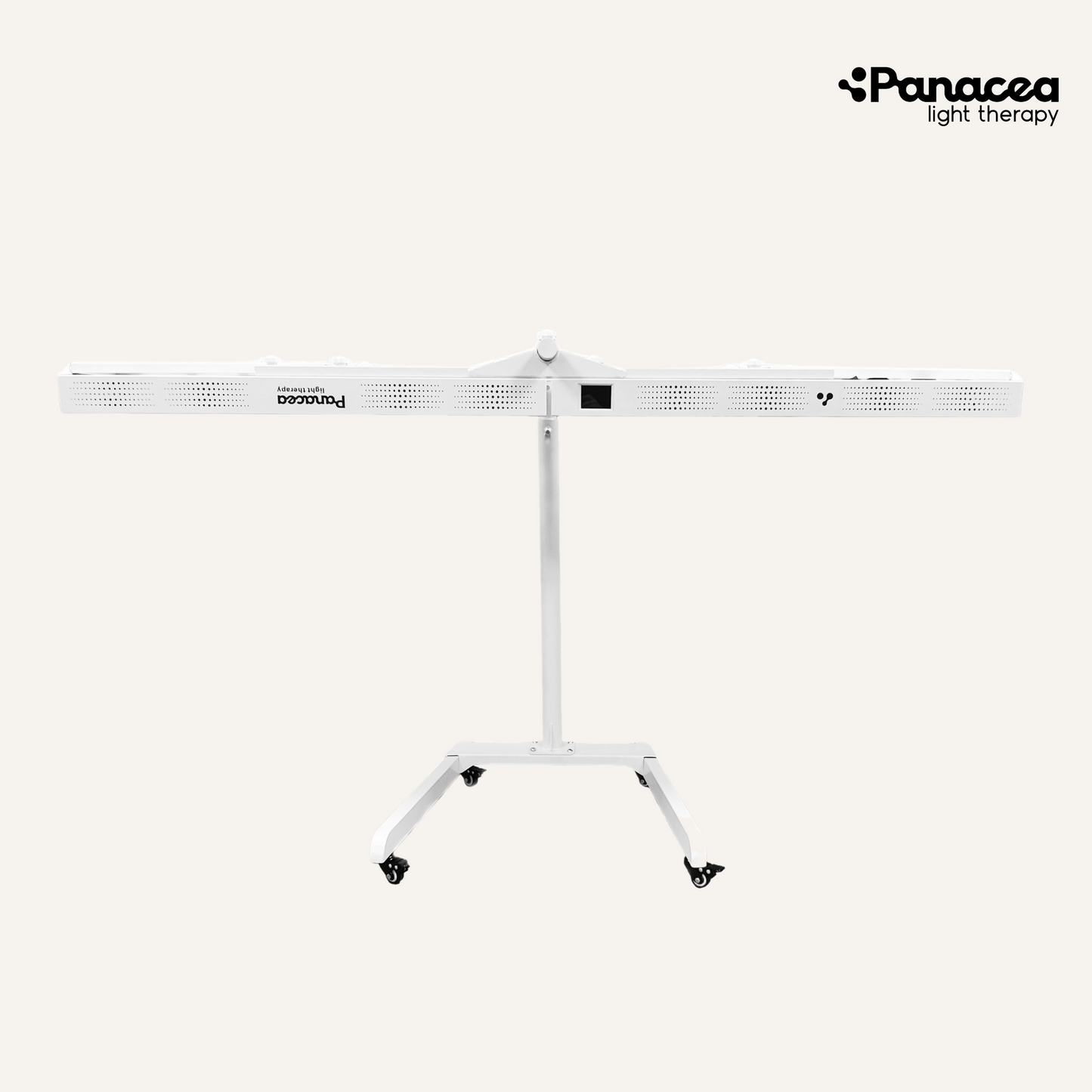 Panacea Light Therapy Verrijdbare Panel Stand – Verstelbare Hoogte tot 160 cm – Max. 20 kg – Metaal – Wit