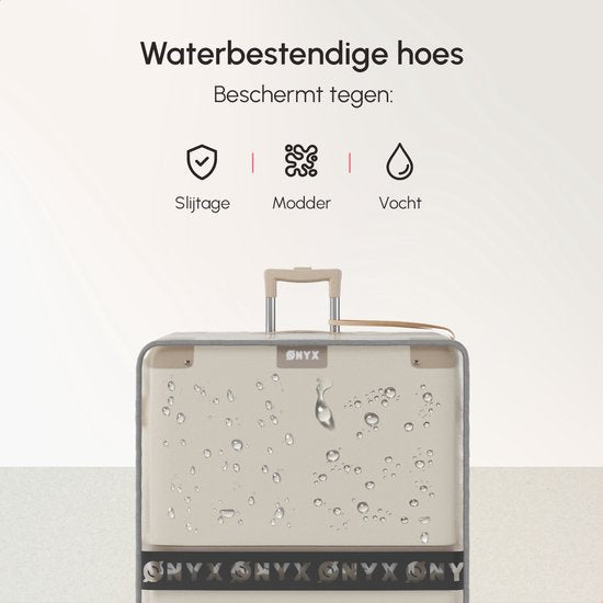 ONYX - Kofferhoes 100L - 32 x 51 x 76 CM - Koffer Beschermhoes - Transparant