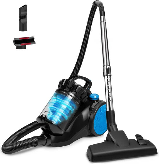 Sanovy ProPower-9100 - Krachtige Stofzuiger - Zonder Zak - 3L - Compact - Blauw