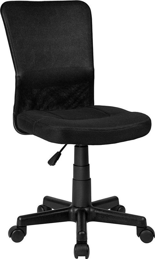 tectake® - Bureaustoel kantoor - design zwart