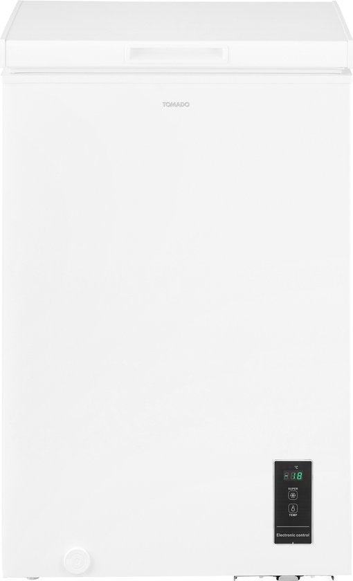 Tomado TCF0991W - Vrieskist - 99 liter - Supervriezen - Digitaal thermostaat - Low Frost - Energielabel E - Wit