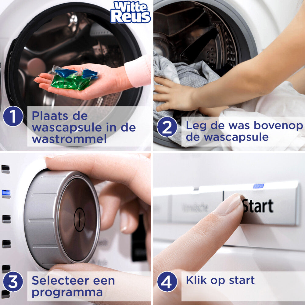 witte reus 3-in-1 power caps - 14 wasbeurten