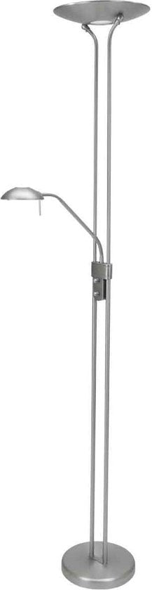 Steinhauer olet - Vloerlamp - 1 lichts - H 1800 mm - Staal