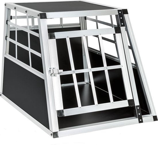 Tectake Autobank - Hondenbench - 69 x 54 x 50 cm