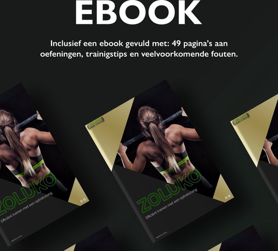 Zoluko Professionele Pull Up Bar Wandmontage - 150kg Draagkracht - Incl. E-boek - Eenvoudige Bevestiging - Optrekstang Fitness - Pull Up Station voor Thuis Sporten - Chin Up Bar - Zwart