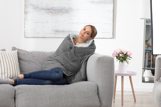 Decoways - Medisana Elektrische deken 3-in-1 HB 674 162x62 cm grijs