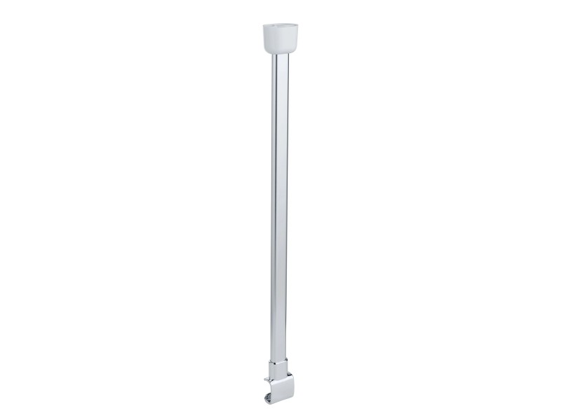 WENKO Era Deckensteun Chroom - 57 cm - Voor Douchegordijnrails