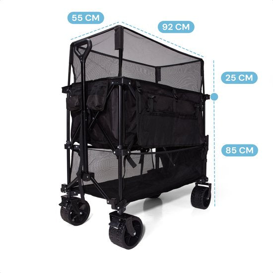 Mr Fold Bolderkar – XXL – Opvouwbaar – 400L – Groen