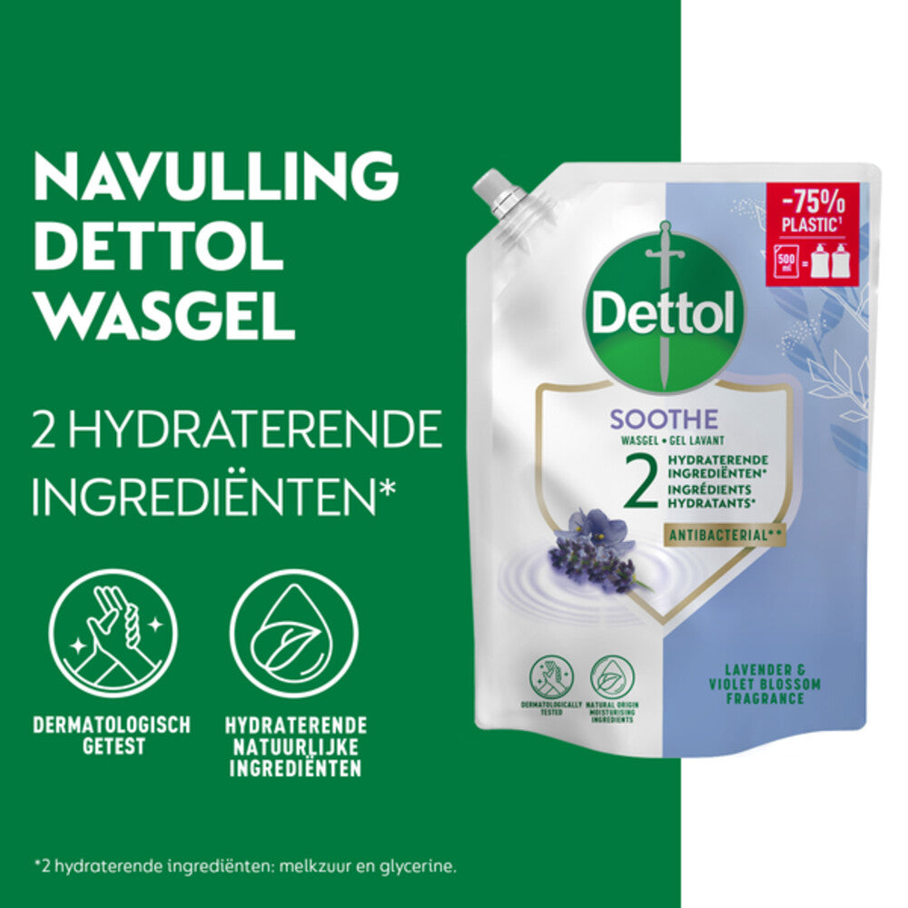 Dettol Refill Handzeep Relaxing Lavender 500 ml