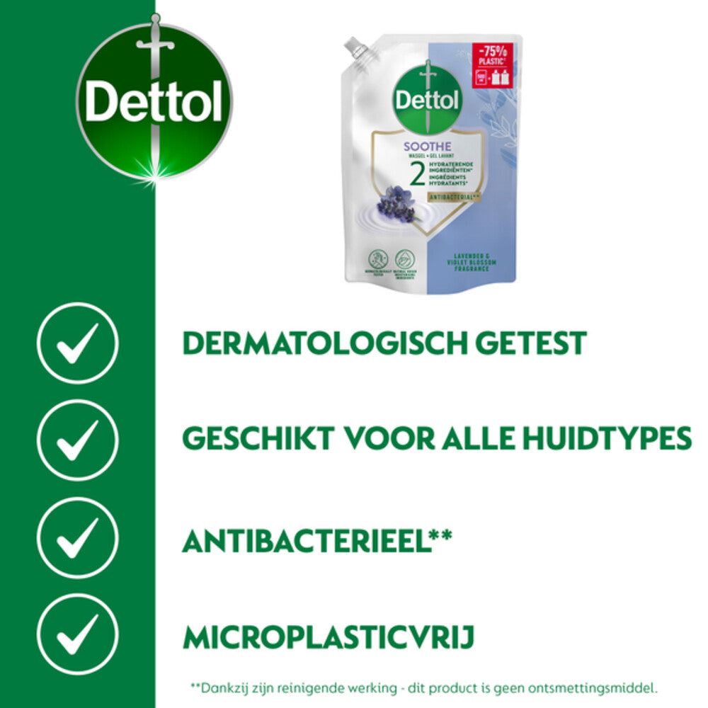 Dettol Refill Handzeep Relaxing Lavender 500 ml