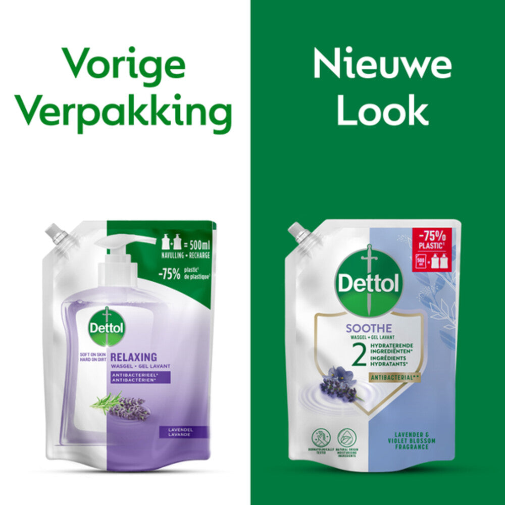 Dettol Refill Handzeep Relaxing Lavender 500 ml
