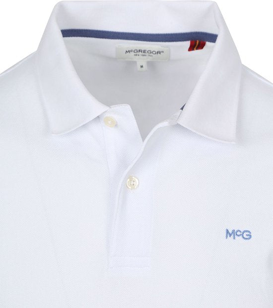 McGregor Piqué Polo Wit - Maat 3XL - Heren