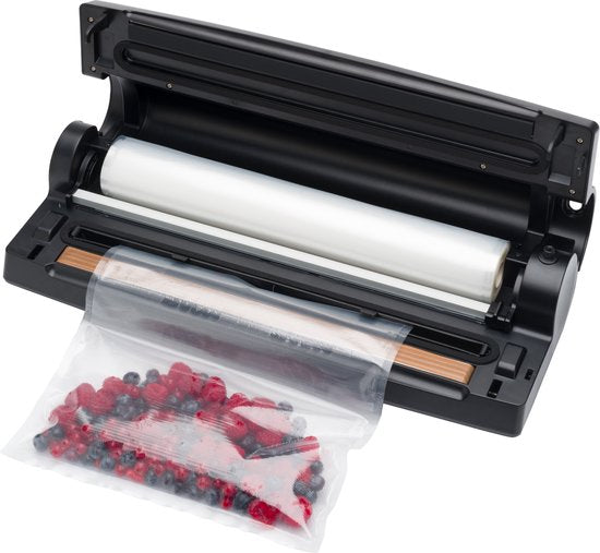 Solis Vac Prestige Maxi 5706 Vacumeermachine - Vacuüm Sealer Inclusief Vacuumzakken en Folie - Vacuümmachine met Marineerfunctie en Slangaansluiting - Extra groot