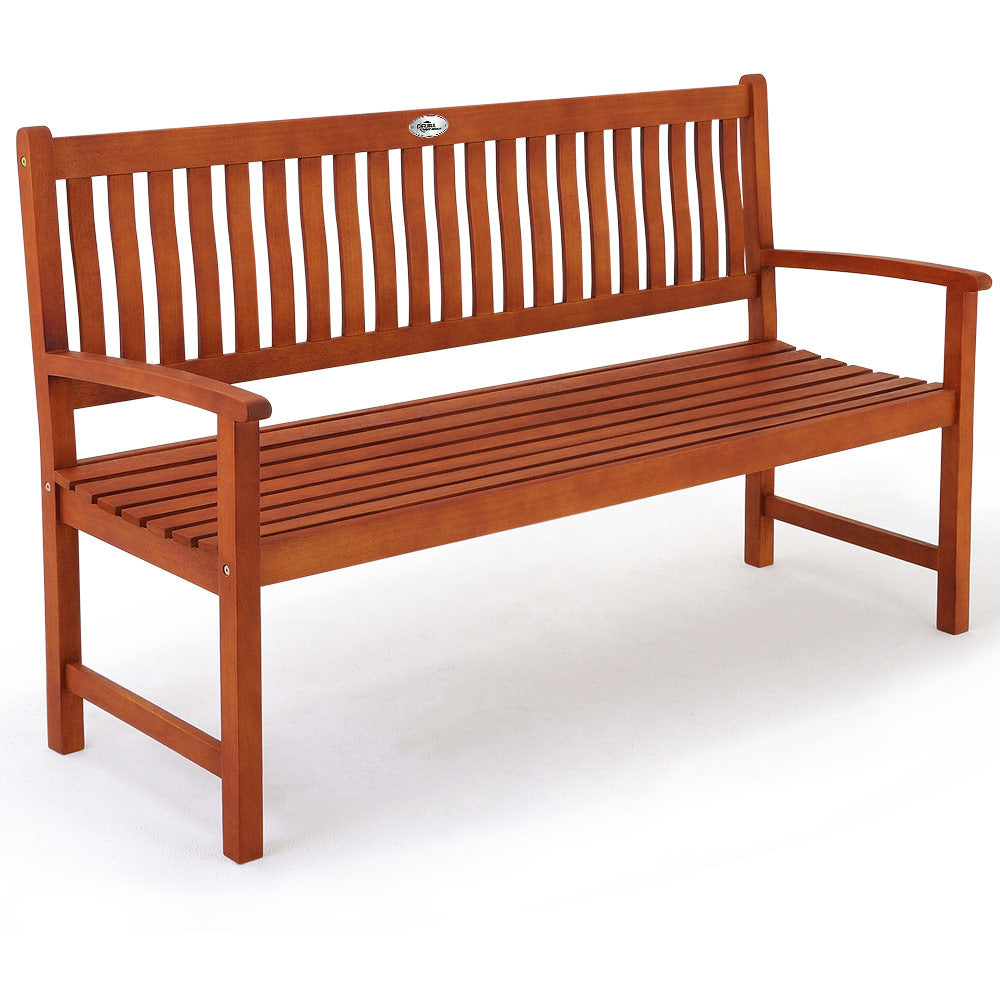 Casaria Tuinbank Maxima - 3-zits 152 cm FSC®-Gecertificeerd – Bruin
