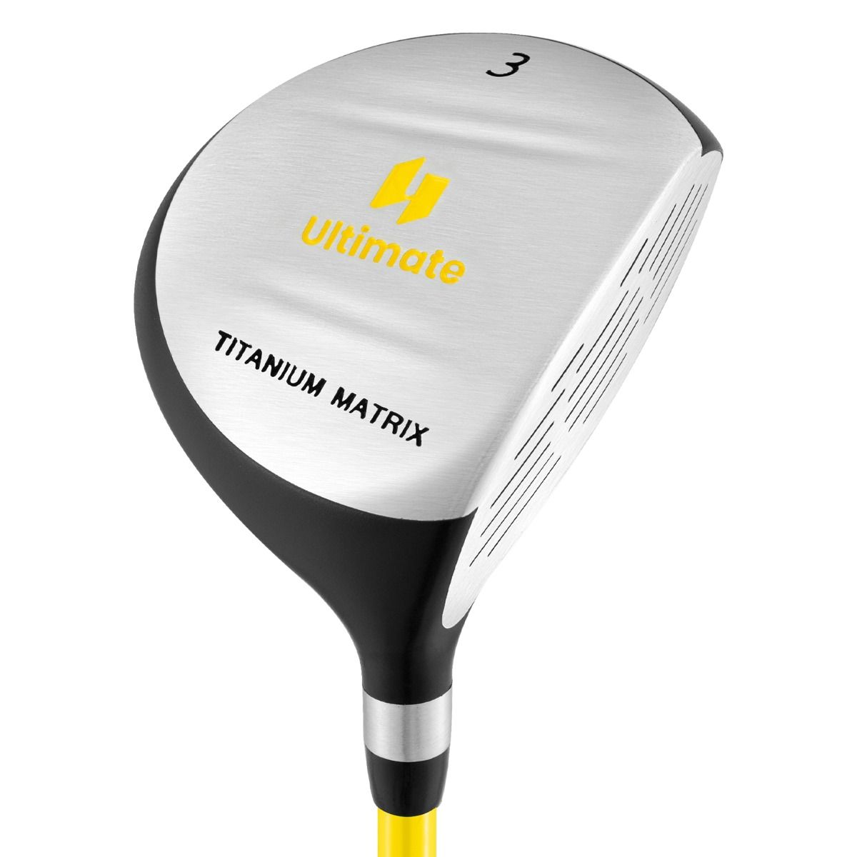 Coast Junior Fairway Hout #3 - 165 cc clubhoofd - glasvezel shaft - geel - 86 cm