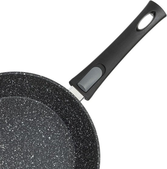 Resto Leo Hapjespan – Ø26 cm – Gesmeed Aluminium – 4-Lagen Pfluon Antiaanbaklaag – Inductie Pan – Ovenbestendig tot 200°C (zonder handgreep)