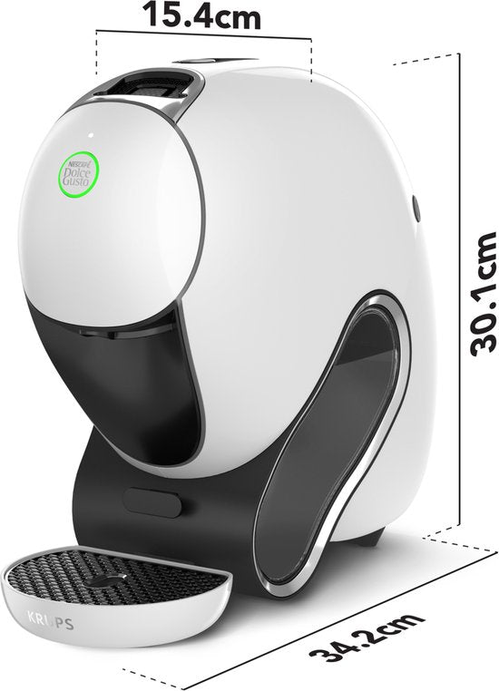 Krups NESCAFÉ Dolce Gusto NEO YY5677 - Caffè Koffiemachine - Wit - Speciaal ontworpen voor liefhebbers van zwarte koffie
