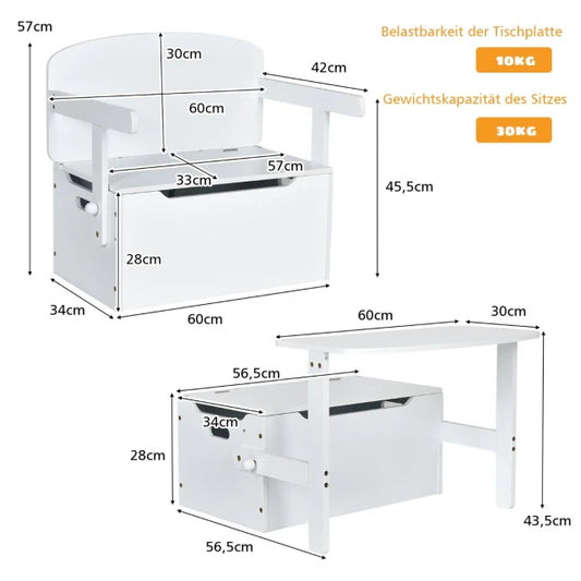 Yaheetech Houten kweekbak op wielen met opbergplank - 87 x 47 x 83,5 cm - Lichtbruin