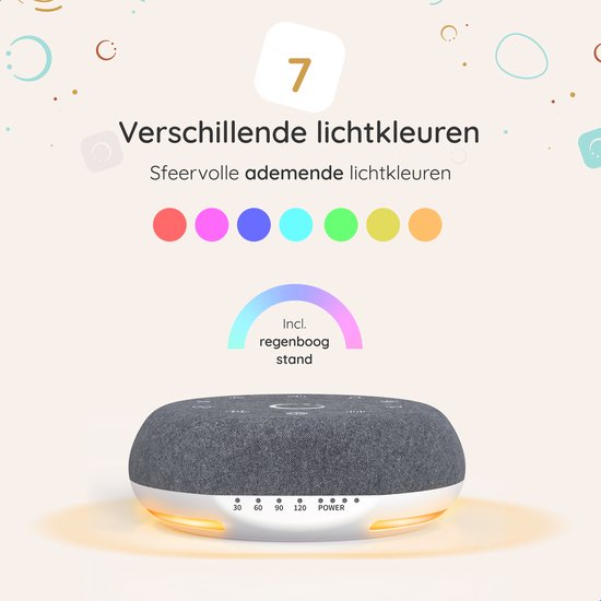 Numsy - Move White Noise Machine Baby - Witte Ruis Machine