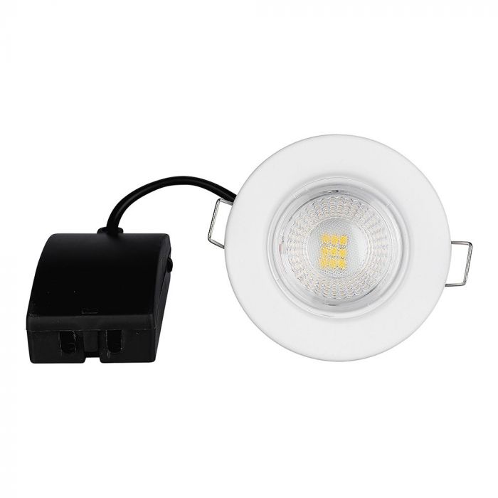 5W inbouwspot, brandveilig / SAMSUNG-chip / Kleur: 4000K / Wit / Verpakking: 10 stuks.