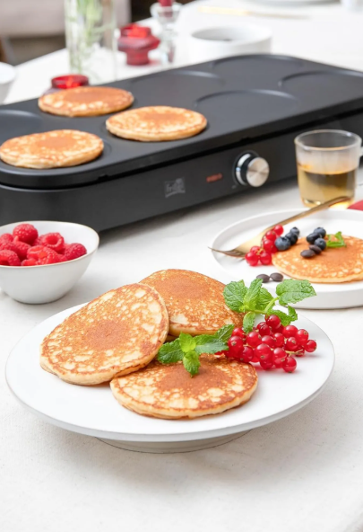 Fritel PM 2260 Pannenkoekenmaker - Zwart - 53x28x12,7cm - 1500W, PFAS-Vrij