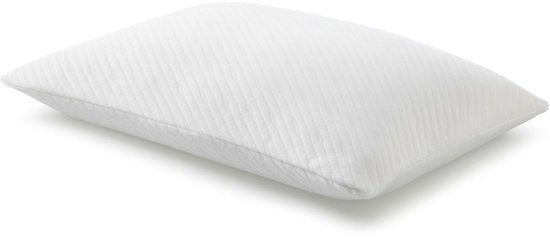 TEMPUR Prima hoofdkussen - Medium - drukverlagend en duurzaam hoofdkussen voor alle slaapposities - 60 x 50 cm - Wit