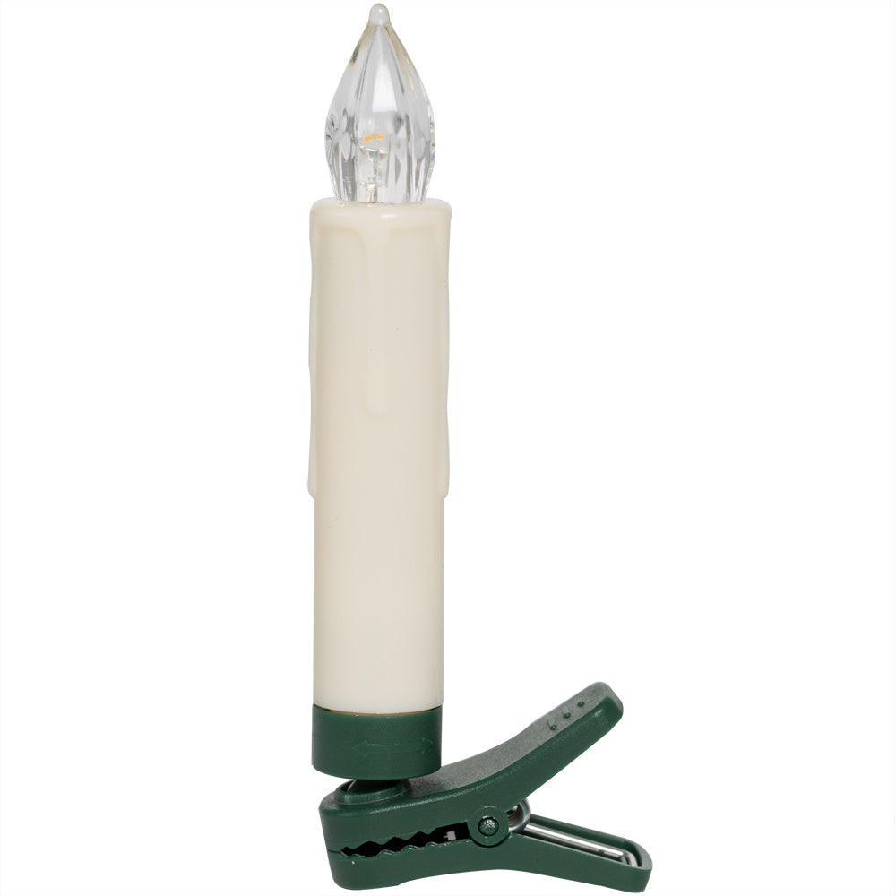 Monzana Kerstverlichting - Kerstboomkaarsen 30 x MET afstandsbediening & timer - LED- warm wit