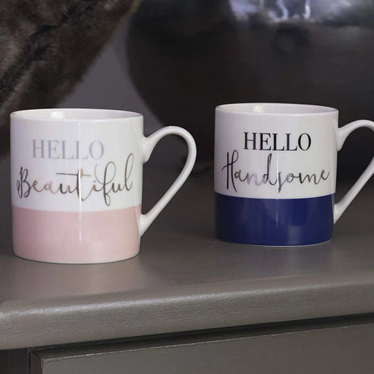 Kitchencraft Mokken Ava & I 295 Ml Keramiek Blauw/roze