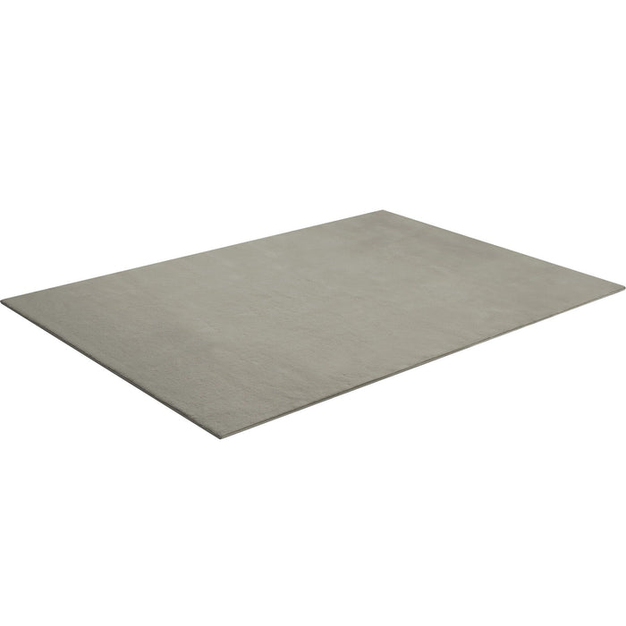 Tectake® Kortpolig vloerkleed Soft Zone 140 x 200 cm - Zandkleur