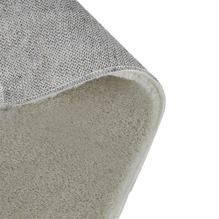 Tectake® Kortpolig vloerkleed Soft Zone 140 x 200 cm - Zandkleur
