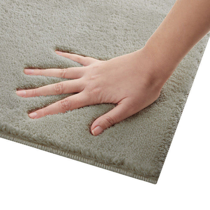 Tectake® Kortpolig vloerkleed Soft Zone 140 x 200 cm - Zandkleur