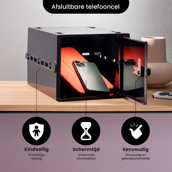 Lockabox One™ Opbergbox met Cijferslot - Afsluitbare Medicijnkast - Polycarbonaat Kluis - Koelkast en Diepvries Proof - 10,5 Liter - 31 x 21 x 17 cm