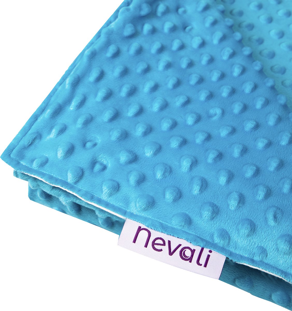 Nevali Verzwaringsdeken Kind Hoes - Duvet Cover Kids 100x150 cm - 4 Seizoenen - Blauw