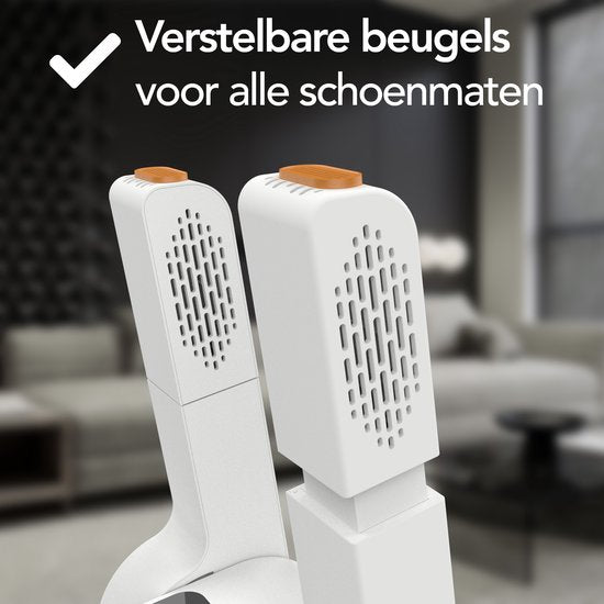 Brixy Schoenendroger & Schoenverfrisser - Ozone - Droogfunctie - Schoendroger Fresh - Shoe Dryer - Wit