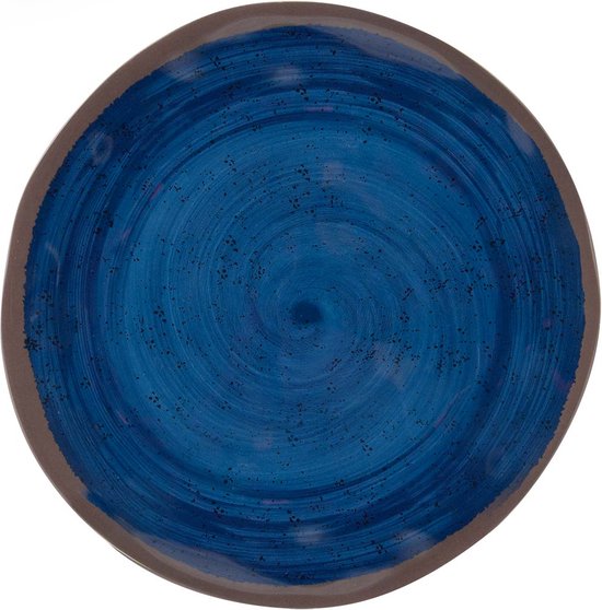 Bo-Camp - Servies - Halo - 12 Stuks - Blauw
